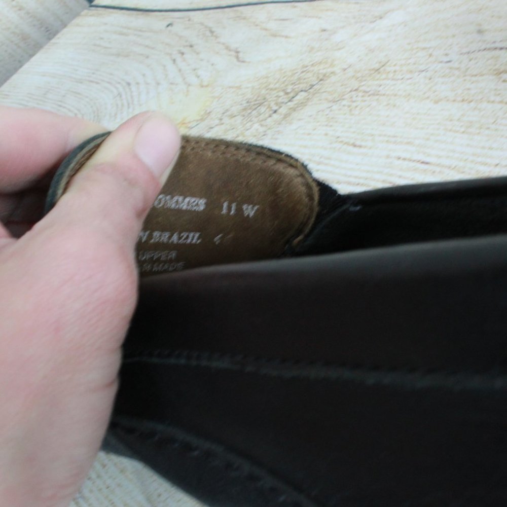 CLARKS England Driving Loafers Size 11 Wide - Picture 7 of 8